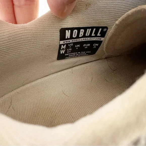 NOBULL Gray Superfabric Unisex Bodybuilding Trainers M 7 W 8.5 Crossfit‎ main image 4